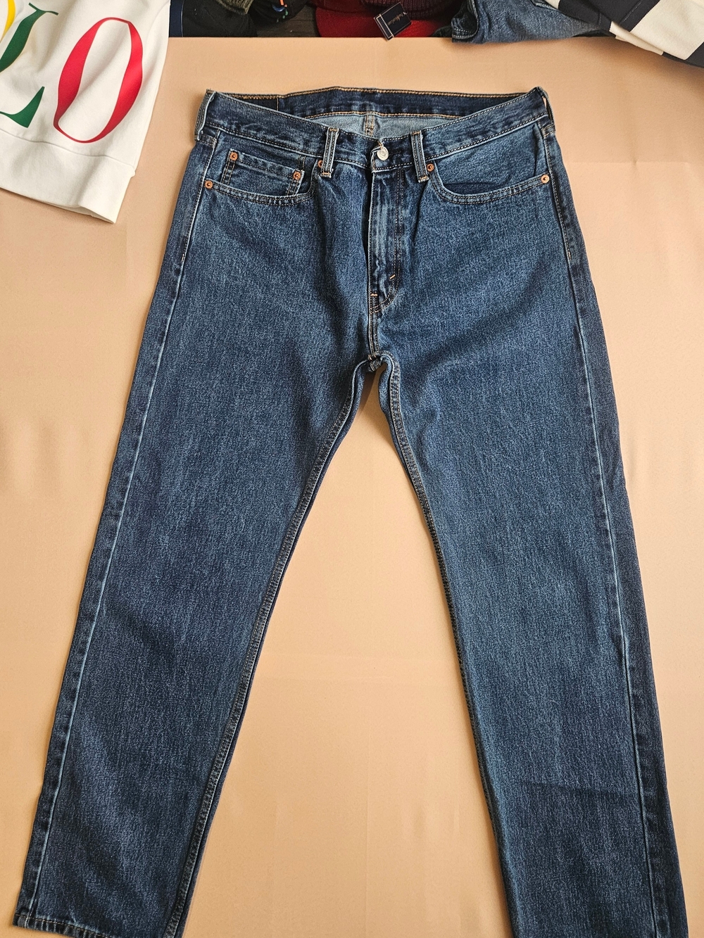 Levi's Men's Dark Blue Slim Straight Jeans